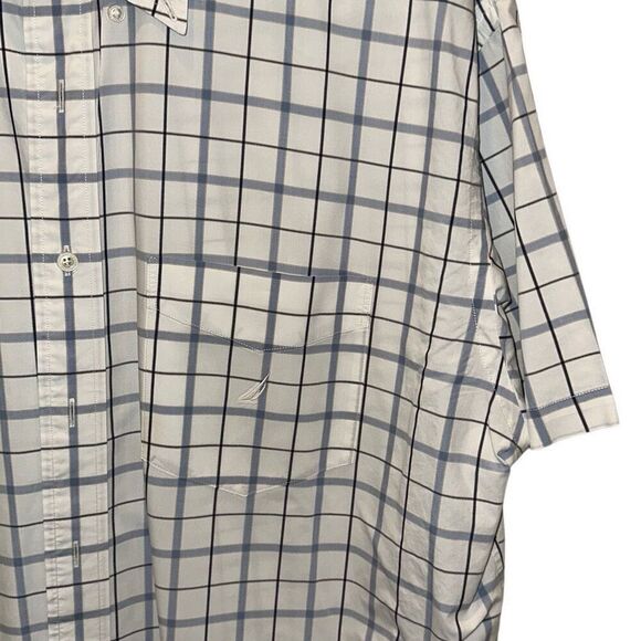 Nautica Short Sleeve Shirt - poplin cotton - XXL - Picture 5 of 6